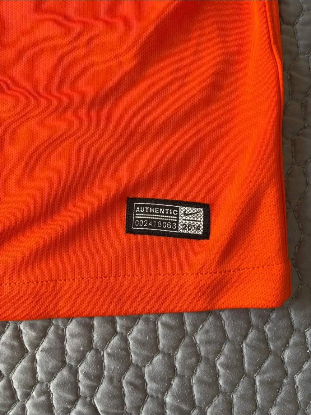 Nike Orange National Team Football Jersey with White Accents - Picture 2 of 5